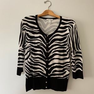 Zebra Cardigan